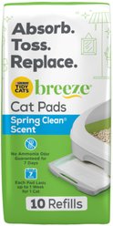 Tidy Cats Breeze Spring Clean Scented Litter System Cat Pads, 10 count