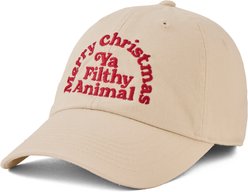 LIFE IS GOOD Merry Christmas Ya Filthy Animal Chill Cap, Birch White