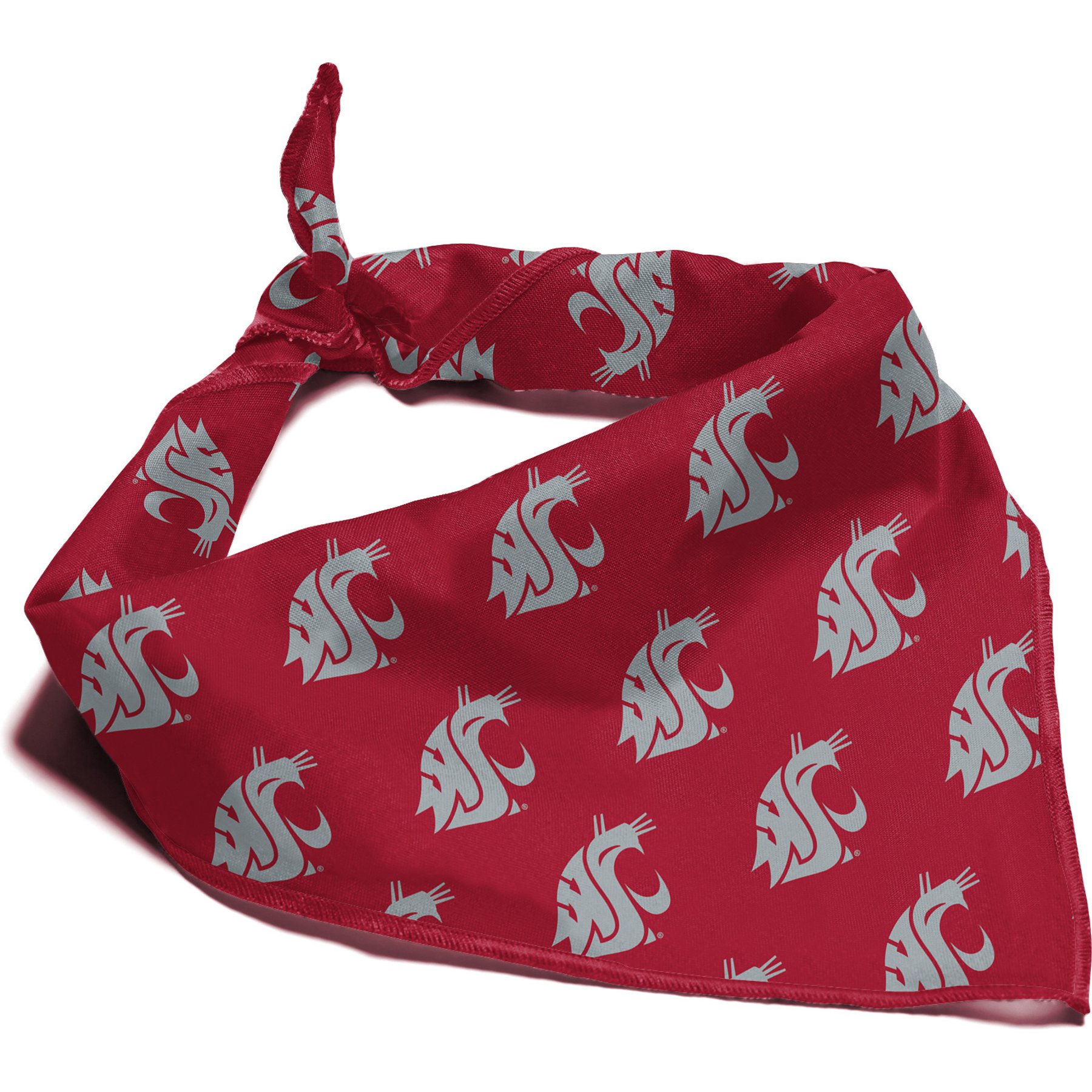 ShopInstaPets NCAA Dog Bandana, Washington State Cougars, Small