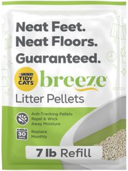 Tidy Cats Breeze Unscented Cat Litter Pellets, 7-lb bag