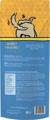 Show full view: Honey I'm Home! 12-in Bully Sticks Natural Honey Coated Buffalo Chews Grain-Free Dog Treats, 5 count slide 3 of 5