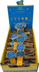 Honey I'm Home! 6-in Bully Sticks Natural Honey Coated Buffalo Chews Grain-Free Dog Treats, 50 count