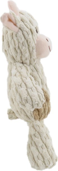 Show full view: Linzy Toys Cow Squeaky Plush Dog Toy, White, 12-in slide 5 of 5