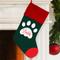Show in main carousel: PGS Christmas Paw Sublimated Personalized Pet Stocking, Red Cuff, 19 x 7-in slide 2 of 2
