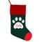 Show in main carousel: PGS Christmas Paw Sublimated Personalized Pet Stocking, Red Cuff, 19 x 7-in slide 1 of 2