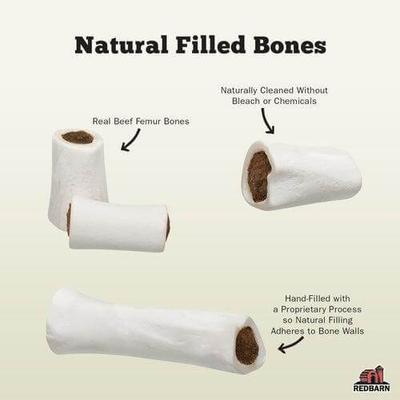 Show full view: Redbarn Filled Bone Natural Chicken & Apple Flavor Chew Dog Treat, Small, 3.5-oz slide 4 of 12