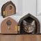 Show in main carousel: Purrfect Portal Fairy Plastic Interior Cat Door, Brown, Large slide 1 of 7