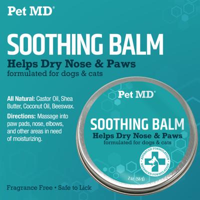 Show full view: Pet MD Nose & Paws Soothing Dog & Cat Balm, 2-oz slide 5 of 6