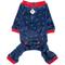 Show in main carousel: The Worthy Dog Christmas Polyster Ski Pullover Dog Pajamas, Navy, X-Large slide 1 of 3