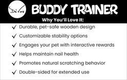De' Vora Buddy Trainer Nail Scratch Board Dog Nail File slide 2 of 9