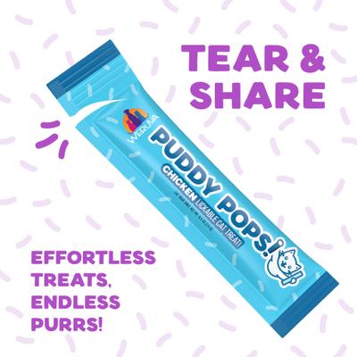 Show full view: Weruva Puddy Pops Variety Pack Lickable Cat Treat, 50 count slide 7 of 11