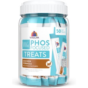 Weruva Wx Phos Focused Chicken Formula Grain-Free Lickable Cat Treats, 0.5-oz tube, 50 count
