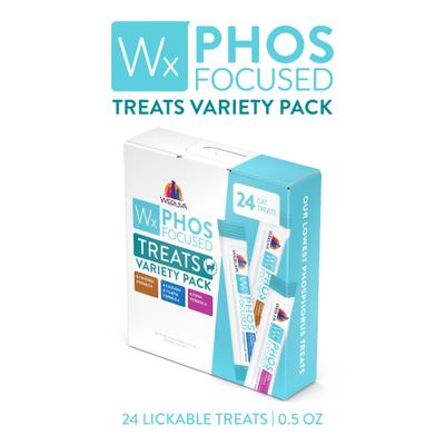 Show full view: Weruva Wx Phos Focused Variety Pack Lickable Cat Treat, 24 count slide 3 of 8