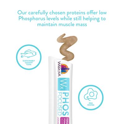 Show full view: Weruva Wx Phos Focused Tuna Formula Grain-Free Lickable Cat Treats, 0.5-oz tube, 50 count slide 4 of 9