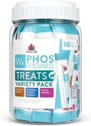 Weruva Wx Phos Focused Variety Pack Lickable Cat Treat, 50 count