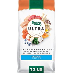 Nutro Ultra Puppy High Protein Trio of Proteins Chicken, Lamb & Salmon Dry Dog Food, 12-lb bag