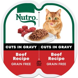 NUTRO Perfect Portions Grain-Free Cuts in Gravy Beef Recipe Cat