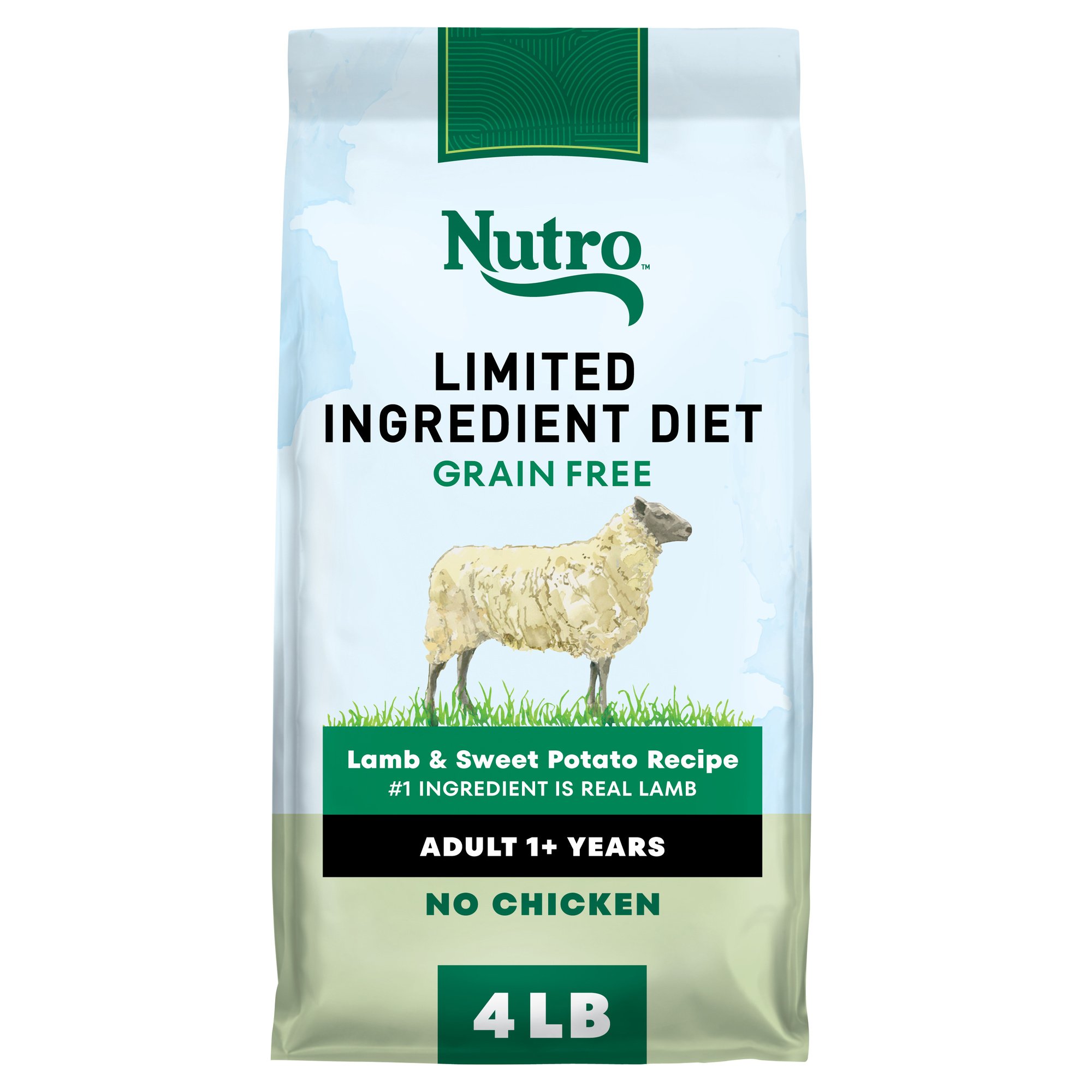Nutro Limited Ingredient Diet Adult Sensitive Support With Real Lamb & Sweet Potato Grain-free Dry Dog Food, 22-lb Bag