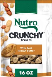 Nutro Crunchy Treats with Real Peanut Butter Dog Treats