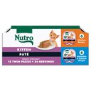 Nutro Perfect Portions Kitten Variety Pack Pate Wet Cat Food, 2.6-oz, case of 12 twin-packs