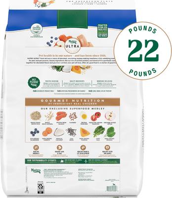Show full view: Nutro Ultra Puppy Large Breed High Protein Trio of Proteins Chicken, Lamb & Salmon Dry Dog Food, 22-lb bag slide 3 of 11