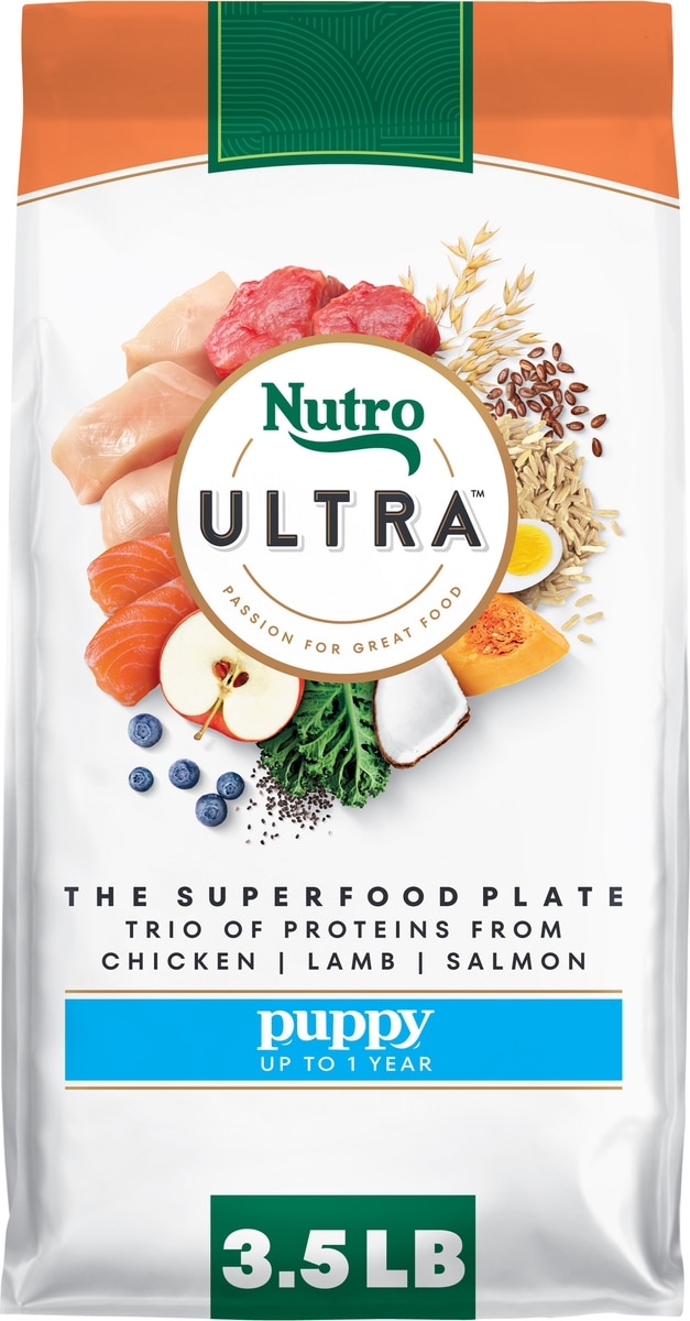 NUTRO Ultra Puppy High Protein Trio of Proteins Chicken, Lamb