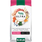 Nutro Ultra Adult Small Breed High Protein Trio of Proteins Chicken, Lamb & Salmon Dry Dog Food, 3.5-lb bag