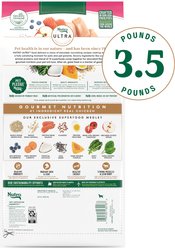 Nutro Ultra Adult Small Breed High Protein Trio of Proteins Chicken, Lamb & Salmon Dry Dog Food, 3.5-lb bag slide 2 of 9