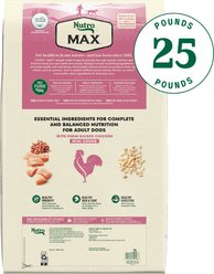 Nutro Max Adult Mini Chunks Farm-Raised Chicken Recipe Natural Dry Dog Food, 25-lb bag slide 2 of 9