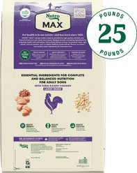 Nutro Max Adult Large Breed Farm-Raised Chicken Recipe Natural Dry Dog Food, 25-lb bag slide 2 of 9