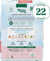 Nutro Limited Ingredient Diet Adult Sensitive Support with Real Salmon & Lentils Grain-Free Dry Dog Food, 22-lb bag slide 2 of 9
