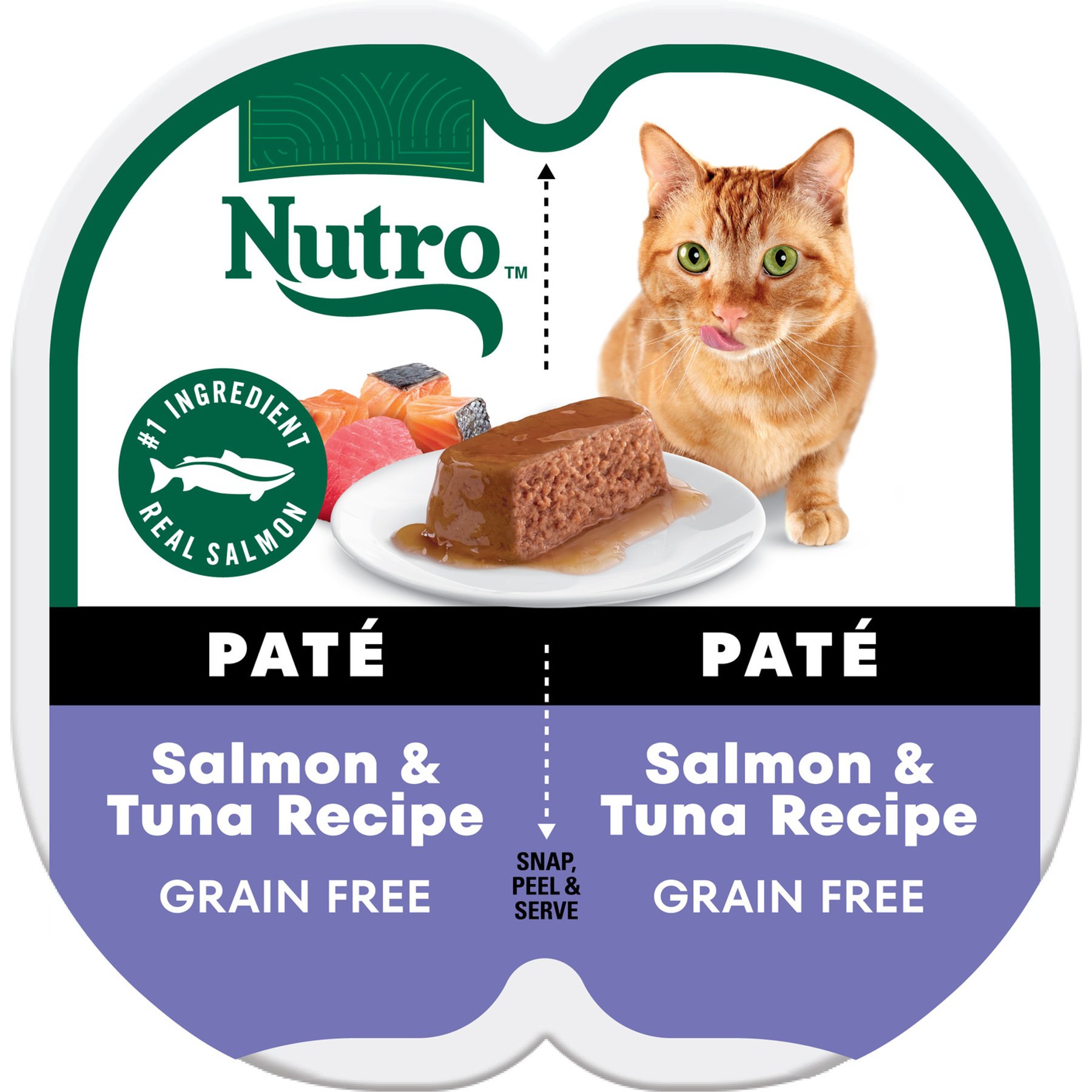 Nutro Perfect Portions Salmon & Tuna Cat Food, 1.3-oz, 24 ct