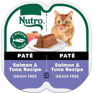 NUTRO Perfect Portions Grain-Free Salmon Tuna Soft Pate Wet Cat