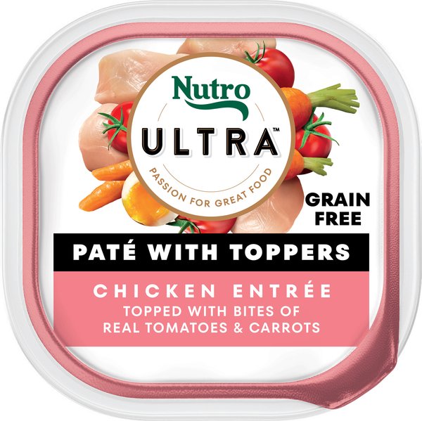 NUTRO Ultra Grain-Free Chicken Entree Pate with Tomatoes Carrots