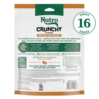 Show full view: Nutro Natural Choice Adult Chicken & Brown Rice Recipe Dry Food + Crunchy with Real Peanut Butter Dog Treats slide 7 of 9