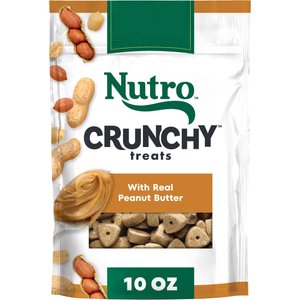Nutro Crunchy Treats with Real Peanut Butter Dog Treats, 16-oz bag