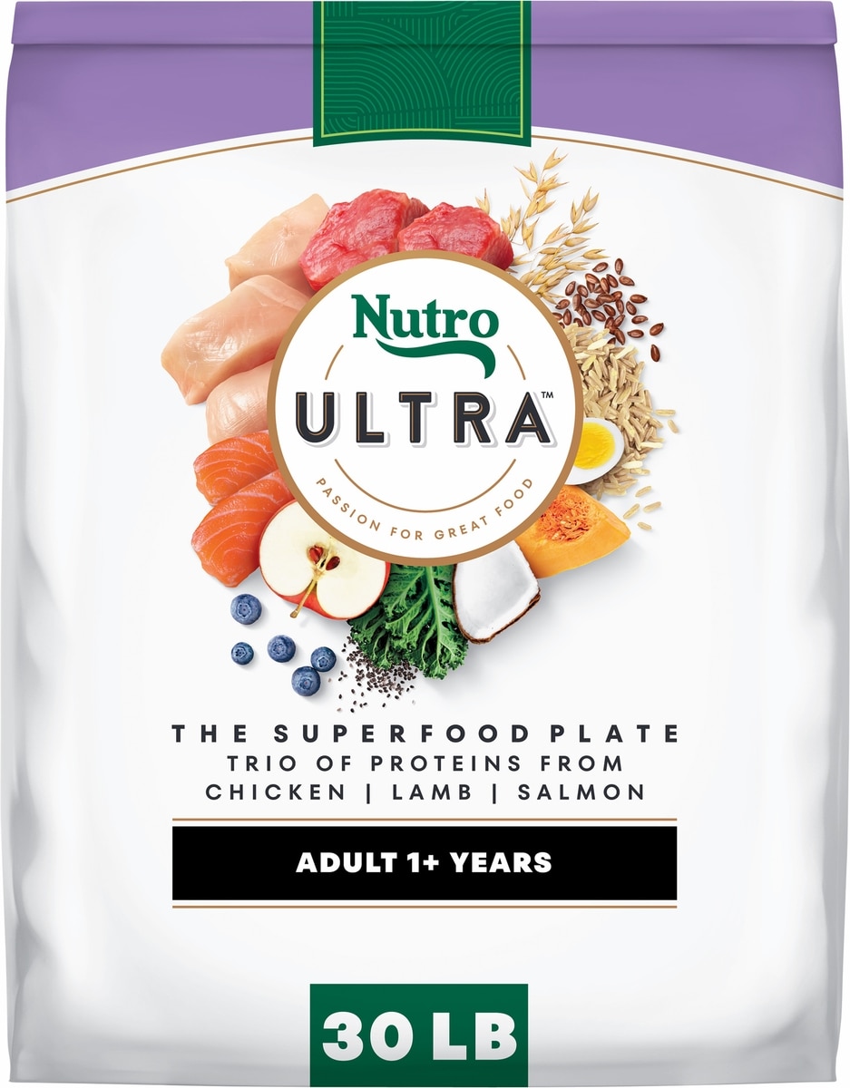 NUTRO Ultra Adult High Protein Trio of Proteins Chicken, Lamb