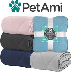 PetAmi Soft Cooling Cat & Dog Blanket, Grey, Small slide 2 of 8