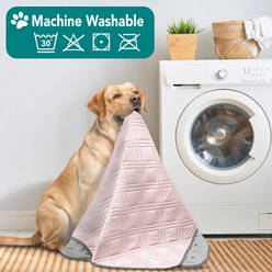 PetAmi Indoor Premium Waterproof Q-MAX Dog & Cat Cooling Mat Blanket, Pink, Medium slide 2 of 7