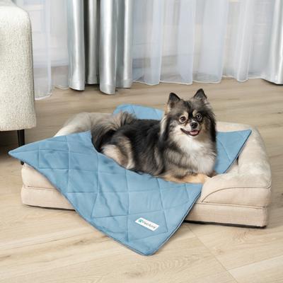 Show full view: PetAmi Soft Cooling Cat & Dog Blanket, Dusty Blue, Small slide 2 of 11