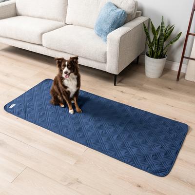 Show full view: PetAmi Waterproof Non-Skid Back Furniture Protector Cover, Blue, 30 x 70-in slide 4 of 11