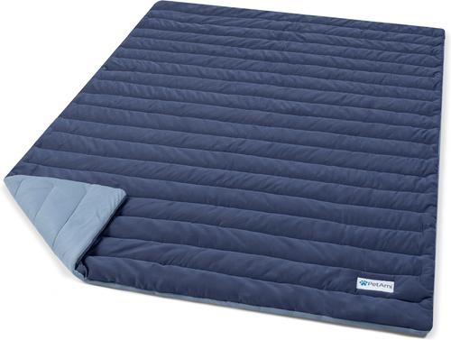 Show full view: PetAmi Indoor Premium Q-MAX Cold Sofa Couch Cover Dog & Cat Cooling Mat, Navy/Dusty Blue, Large slide 8 of 8