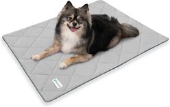 PetAmi Soft Cooling Cat & Dog Blanket, Light Grey, Small