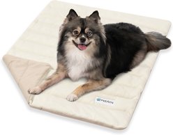 PetAmi Indoor Premium Q-MAX Cold Sofa Couch Cover Dog & Cat Cooling Mat, Taupe/Beige, Medium
