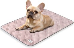 PetAmi Indoor Premium Waterproof Q-MAX Dog & Cat Cooling Mat Blanket, Pink, Medium