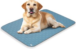 PetAmi Indoor Premium Waterproof Q-MAX Dog & Cat Cooling Mat Blanket, Light Blue, Large