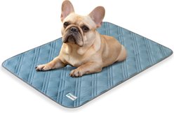 PetAmi Indoor Premium Waterproof Q-MAX Dog & Cat Cooling Mat Blanket, Light Blue, Medium