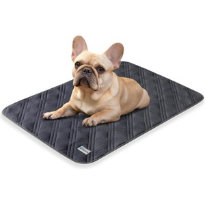 PetAmi Indoor Premium Waterproof Q-MAX Dog & Cat Cooling Mat Blanket, Grey, Medium