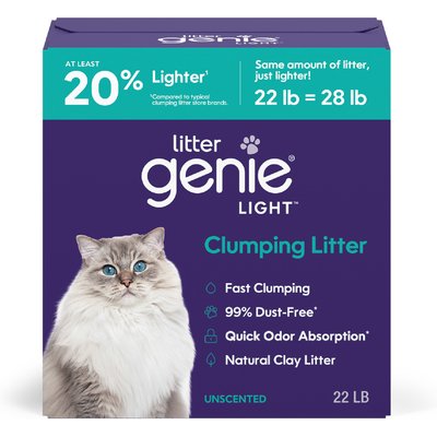 Litter Genie Litter Genie Light Unscented Clumping Clay Cat Litter, 22-lb bag