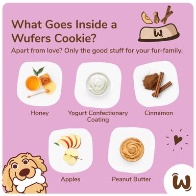 Show full view: Wufers Haunted Bones Cookies Dog Crunchy Treats, 2-oz bag, 4 count slide 5 of 10